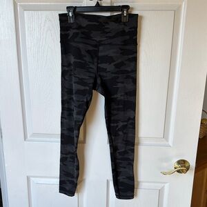 Athleta Black Camouflage Leggings